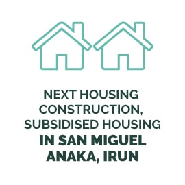 Next housing construction, subsidised housing in San Miguel/Anaka, Irun